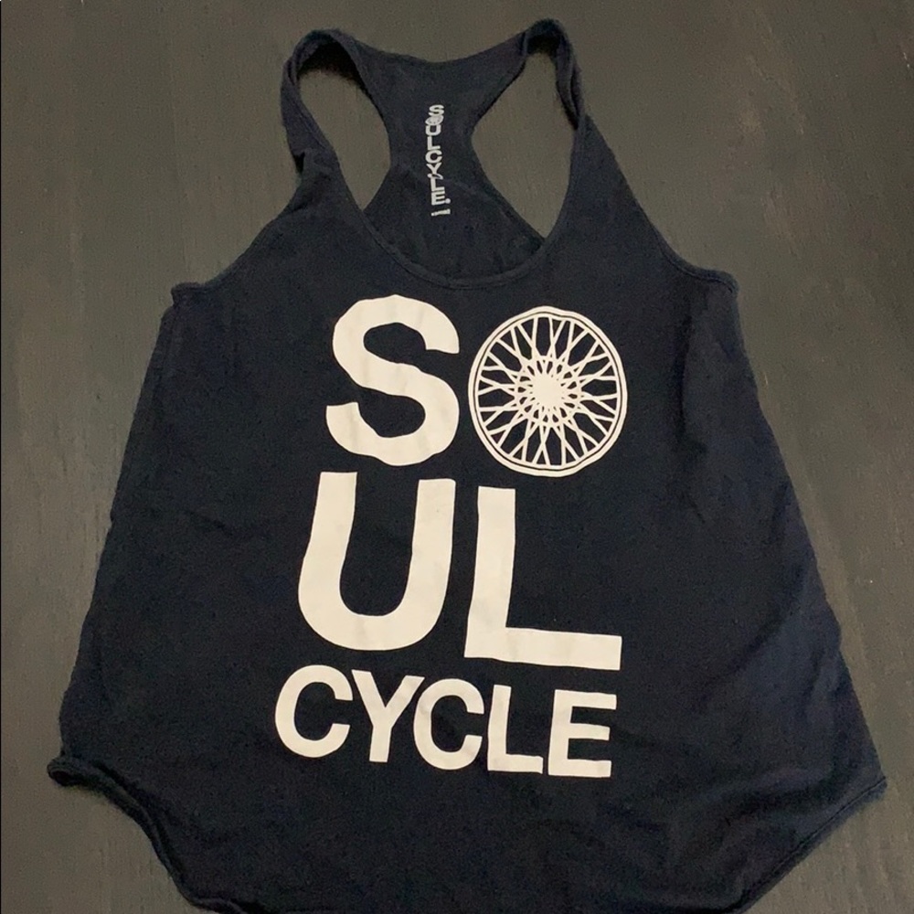 Black SoulCycle tank top